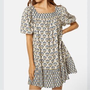NWT Misa Los Angeles Georgia Floral Puff Sleeve Mini Dress